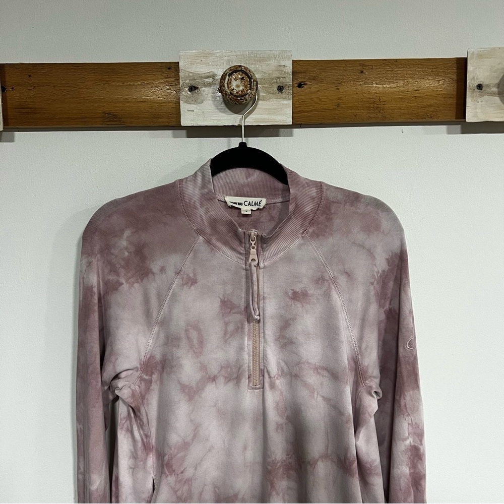 Calme x Johnny Was Raglan Half Zip Pullover - Picture 3 of 13